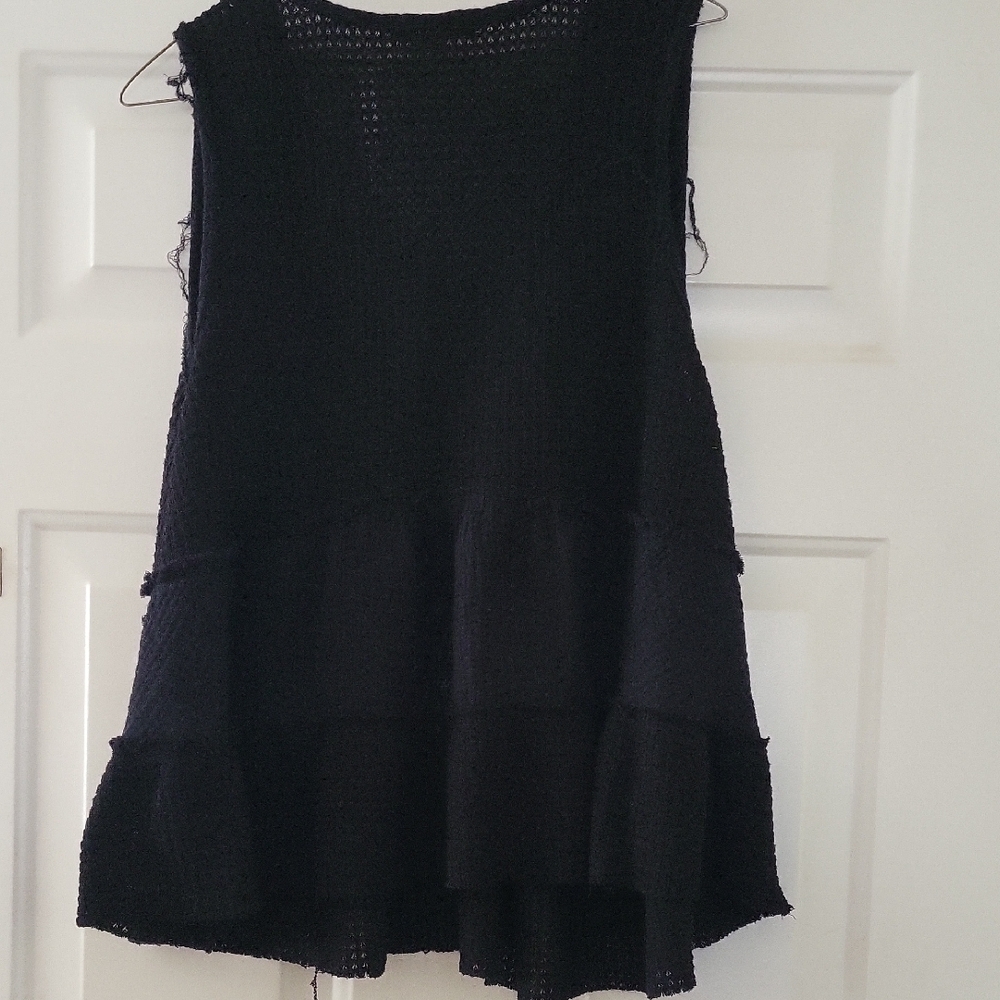 Torrid Festi Black Babydoll Sleeveless Tank Top - Picture 7 of 8